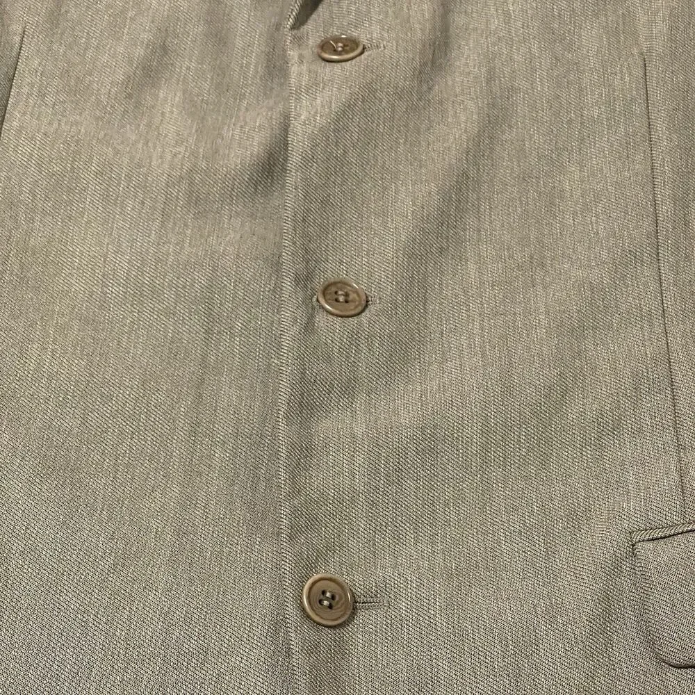 Canali Proposta Blazer Sport Coat MensTaupe 50R 100% Wool 3 Button Made in Italy